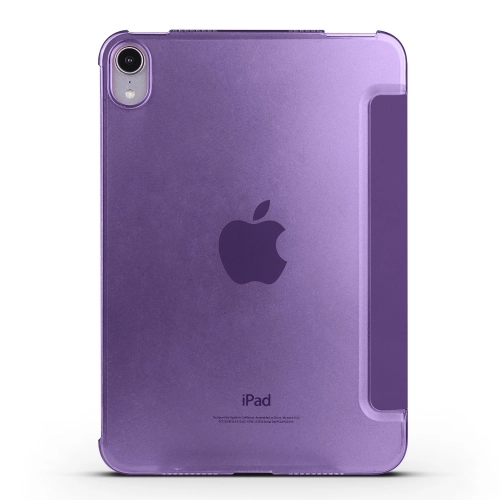 Apple iPad Mini 2021 (6.Nesil) Tablet Kılıfı Standlı Smart Cover Kapak - Mor