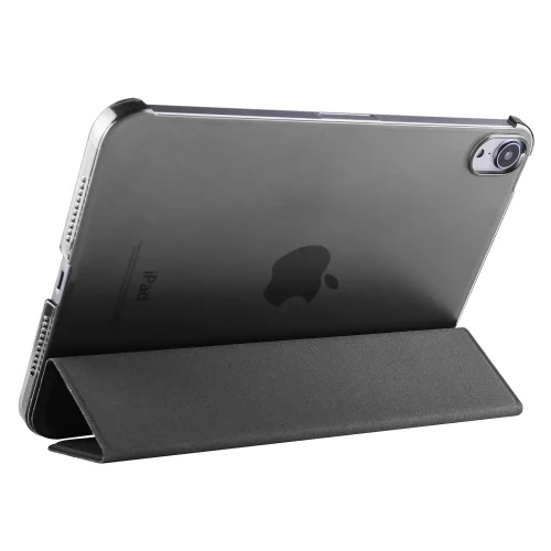 Apple iPad Mini 2021 (6.Nesil) Tablet Kılıfı Standlı Smart Cover Kapak - Siyah