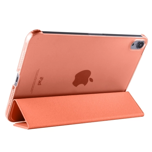 Apple iPad Mini 2021 (6.Nesil) Tablet Kılıfı Standlı Smart Cover Kapak - Turuncu