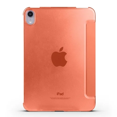 Apple iPad Mini 2021 (6.Nesil) Tablet Kılıfı Standlı Smart Cover Kapak - Turuncu