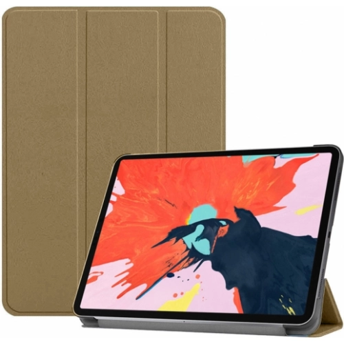 Apple iPad Pro 11 2020 Tablet Kılıfı 1-1 Standlı Smart Cover Kapak - Gold