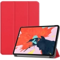 Apple iPad Pro 12.9 inç 2020 Tablet Kılıfı 1-1 Standlı Smart Cover Kapak - Kırmızı