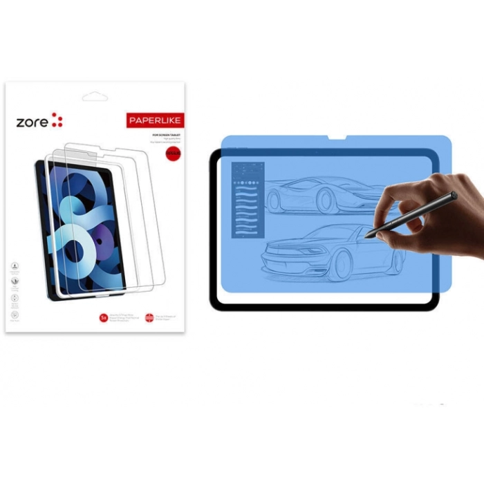 Apple iPad Pro 11 2024 Ekran Koruyucu Parmak İzi Bırakmayan Kağıt Hissi Paper-Like Serisi