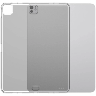 Apple iPad Pro 11 2024 Kılıf İnce Şeffaf Tablet Süper Silikon - Şeffaf