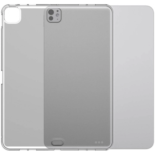 Apple iPad Pro 11 2024 Kılıf İnce Şeffaf Tablet Süper Silikon - Şeffaf
