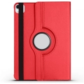 Apple iPad Pro 11 2024 Tablet Kılıfı 360 Derece Dönebilen Standlı Kapak - Kırmızı