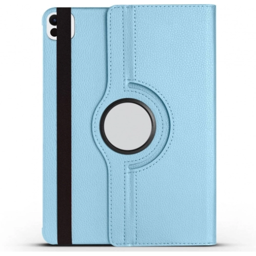 Apple iPad Pro 11 2024 Tablet Kılıfı 360 Derece Dönebilen Standlı Kapak - Mavi