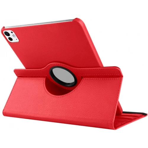 Apple iPad Pro 11 2024 Tablet Kılıfı 360 Derece Dönebilen Standlı Kapak - Siyah