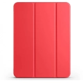 Apple iPad Pro 11 2024 Tablet Kılıfı Flip Smart Standlı Kalem Bölmeli Akıllı Kapak Smart Cover - Kırmızı