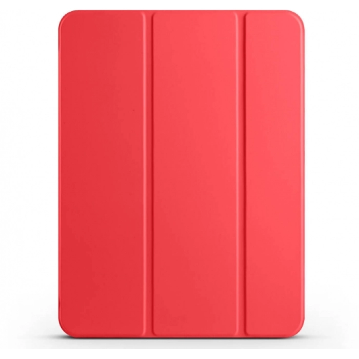 Apple iPad Pro 11 2024 Tablet Kılıfı Flip Smart Standlı Kalem Bölmeli Akıllı Kapak Smart Cover - Kırmızı