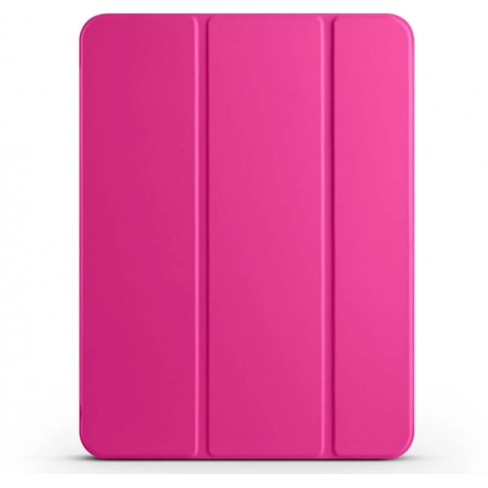 Apple iPad Pro 11 2024 Tablet Kılıfı Flip Smart Standlı Kalem Bölmeli Akıllı Kapak Smart Cover - Pembe Koyu