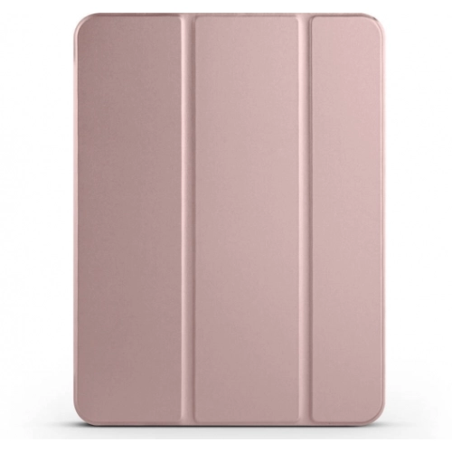 Apple iPad Pro 11 2024 Tablet Kılıfı Flip Smart Standlı Kalem Bölmeli Akıllı Kapak Smart Cover - Rose Gold