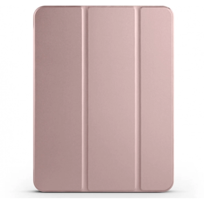 Apple iPad Pro 11 2024 Tablet Kılıfı Flip Smart Standlı Kalem Bölmeli Akıllı Kapak Smart Cover - Rose Gold