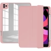 Apple iPad Pro 11 inç 2020 Tablet Kılıf Nort Smart Cover Standlı Uyku Modlu Kapak - Pembe