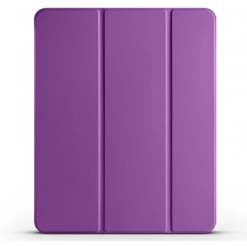 Apple iPad Pro 11 inç 2020 Tablet Kılıfı Flip Smart Standlı Kalem Bölmeli Akıllı Kapak Smart Cover - Mor