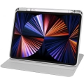 Apple iPad Pro 11 inç 2020 Tablet Kılıfı Termik Kalem Bölmeli Dönebilen Standlı Kapak - Gri
