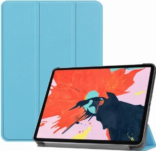 Apple iPad Pro 11 inç 2021 (3. Nesil) Tablet Kılıfı 1-1 Standlı Smart Cover Kapak - Mavi