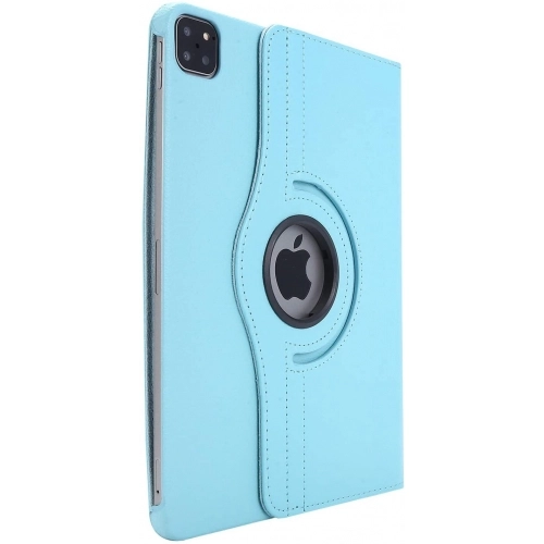 Apple iPad Pro 11 inç 2021 (3. Nesil) Tablet Kılıfı 360 Derece Dönebilen Standlı Kapak - Mavi