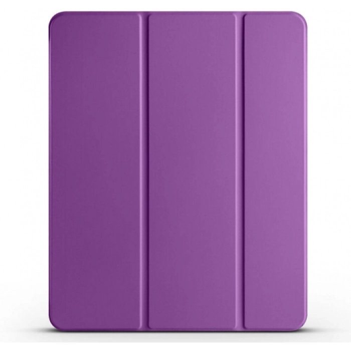 Apple iPad Pro 11 inç 2021 (3. Nesil) Tablet Kılıfı Flip Smart Standlı Kalem Bölmeli Akıllı Kapak Smart Cover - Mor