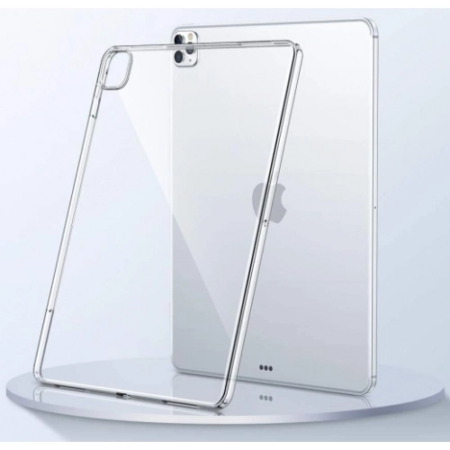 Apple iPad Pro 12.9 2021 (5. Nesil) Şeffaf Esnek Süper Silikon