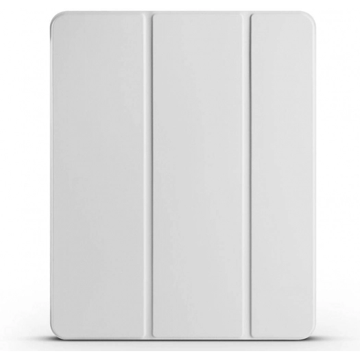 Apple iPad Pro 12.9 2021 (5. Nesil) Tablet Kılıfı Flip Smart Standlı Kalem Bölmeli Akıllı Kapak Smart Cover - Gri