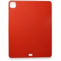 Apple iPad Pro 12.9 2022 M2 (6. Nesil) İnce Mat Esnek Silikon - Kırmızı