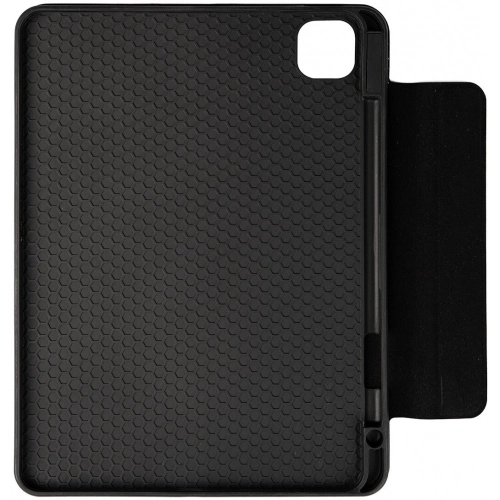 Apple iPad Pro 12.9 2022 M2 (6. Nesil) Klavyeli Kılıf Zore Border Keyboard Bluetooh Bağlantılı Standlı Tablet Kılıfı - Siyah