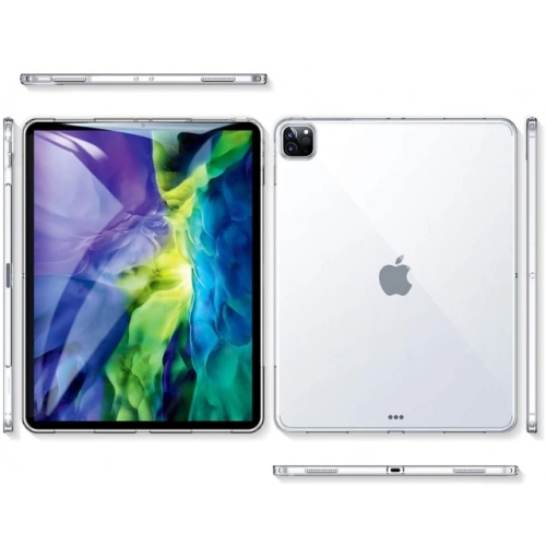 Apple iPad Pro 12.9 2022 M2 (6. Nesil) Şeffaf Esnek Süper Silikon