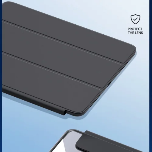Apple iPad Pro 12.9 2022 M2 (6. Nesil) Tablet Kılıf Nort Smart Cover Standlı Uyku Modlu Kapak - Lacivert
