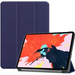 Apple iPad Pro 12.9 2022 M2 (6. Nesil) Tablet Kılıfı 1-1 Standlı Smart Cover Kapak - Lacivert