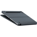 Apple iPad Pro 12.9 2022 M2 Benks KB02 Kablosuz Klavyeli Kılıf - Gri