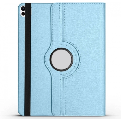 Apple iPad Pro 13 2024 Tablet Kılıfı 360 Derece Dönebilen Standlı Kapak - Mor