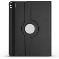 Apple iPad Pro 13 2024 Tablet Kılıfı 360 Derece Dönebilen Standlı Kapak - Siyah