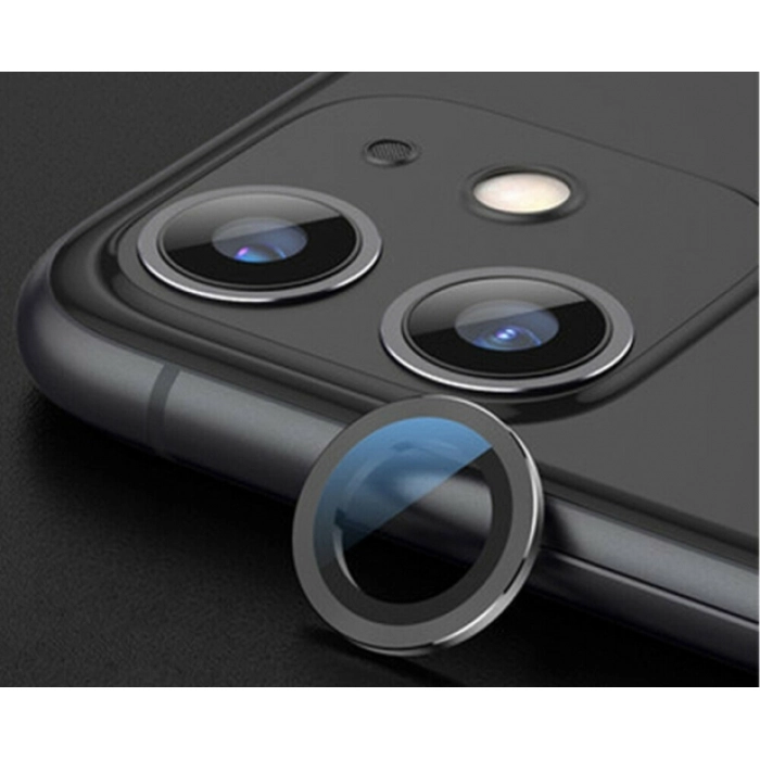 Apple iPhone 11 Kamera Lens Koruyucu CL-02 - Siyah