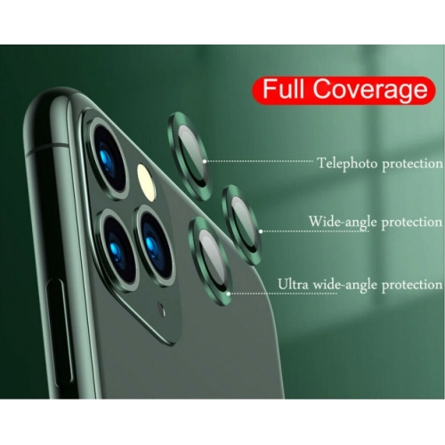 Apple iPhone 11 Kamera Lens Koruyucu CL-02 - Yeşil