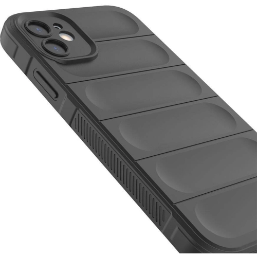 Apple iPhone 11 Kılıf Esnek TPU Oyuklu Arka Yüzey Tasarımlı Zore Etnik Silikon Kapak - Lacivert