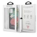 Apple iPhone 11 Kılıf GUESS Çiçek Desenli Tasarım Kapak - Siyah