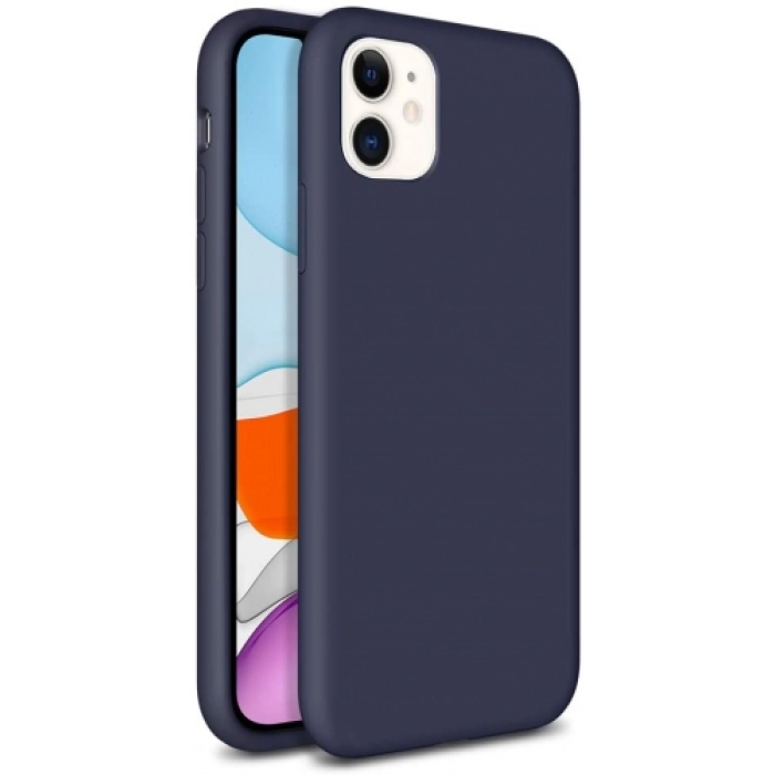 Apple iPhone 11 Kılıf İçi Kadife Mat Yüzey LSR Serisi Kapak - Lacivert