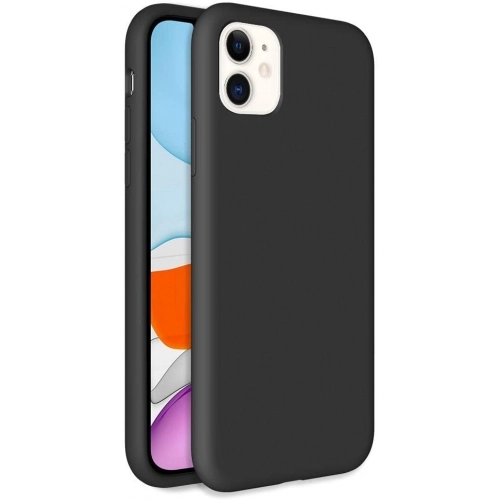 Apple iPhone 11 Kılıf İçi Kadife Mat Yüzey LSR Serisi Kapak - Siyah