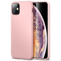 Apple iPhone 11 Kılıf İnce Soft Mat Renkli Esnek Silikon Kapak - Rose Gold