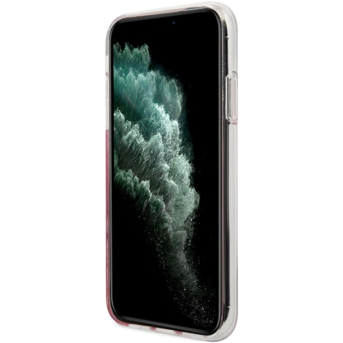 Apple iPhone 11 Kılıf Karl Lagerfeld Sert TPU K&C Dizayn Kapak - Şeffaf