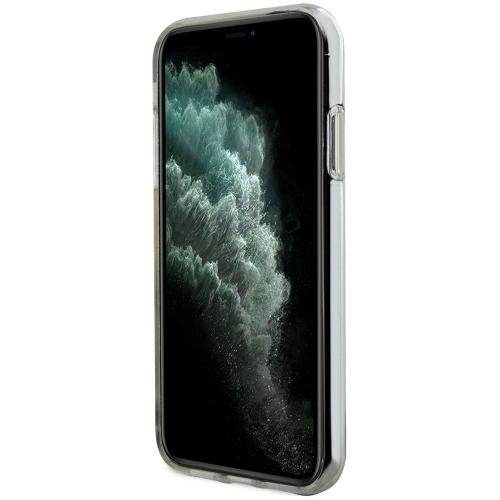 Apple iPhone 11 Kılıf Karl Lagerfeld Transparan Choupette Dizayn Kapak - Şeffaf