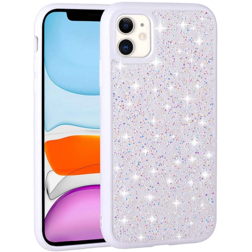 Apple iPhone 11 Kılıf Parlak Taşlı Tasarım Zore Pırlanta Kapak - Siyah