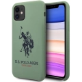 Apple iPhone 11 Kılıf U.S. POLO ASSN. Silikon Büyük Logo Dizayn Kapak - Siyah
