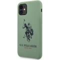 Apple iPhone 11 Kılıf U.S. POLO ASSN. Silikon Büyük Logo Dizayn Kapak - Siyah