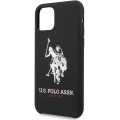 Apple iPhone 11 Kılıf U.S. POLO ASSN. Silikon Büyük Logo Dizayn Kapak - Yeşil