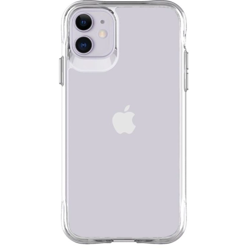 Apple iPhone 11 Kılıf Zore Şeffaf Ultra İnce Airbag Tasarımlı Okka Kapak - Şeffaf