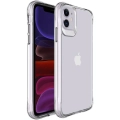 Apple iPhone 11 Kılıf Zore Şeffaf Ultra İnce Airbag Tasarımlı Okka Kapak - Şeffaf
