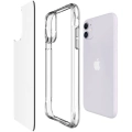 Apple iPhone 11 Kılıf Zore Şeffaf Ultra İnce Airbag Tasarımlı Okka Kapak - Şeffaf