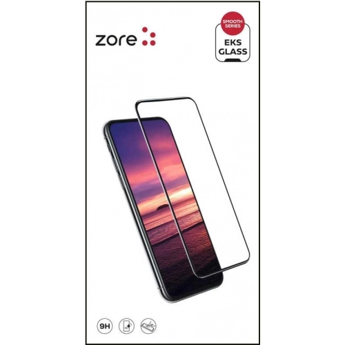 Apple iPhone 11 Kırılmaz Cam Tam Kaplayan EKS Glass Ekran Koruyucu - Siyah